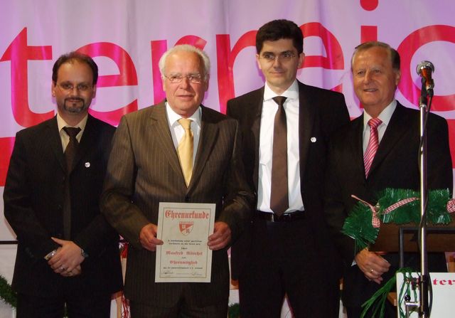 Ernennung von Manfred Ritschel zum Ehrenmitglied