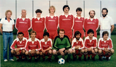 Diese Mannschaft schaffte 1983 wieder den Aufstieg in die A-Klasse